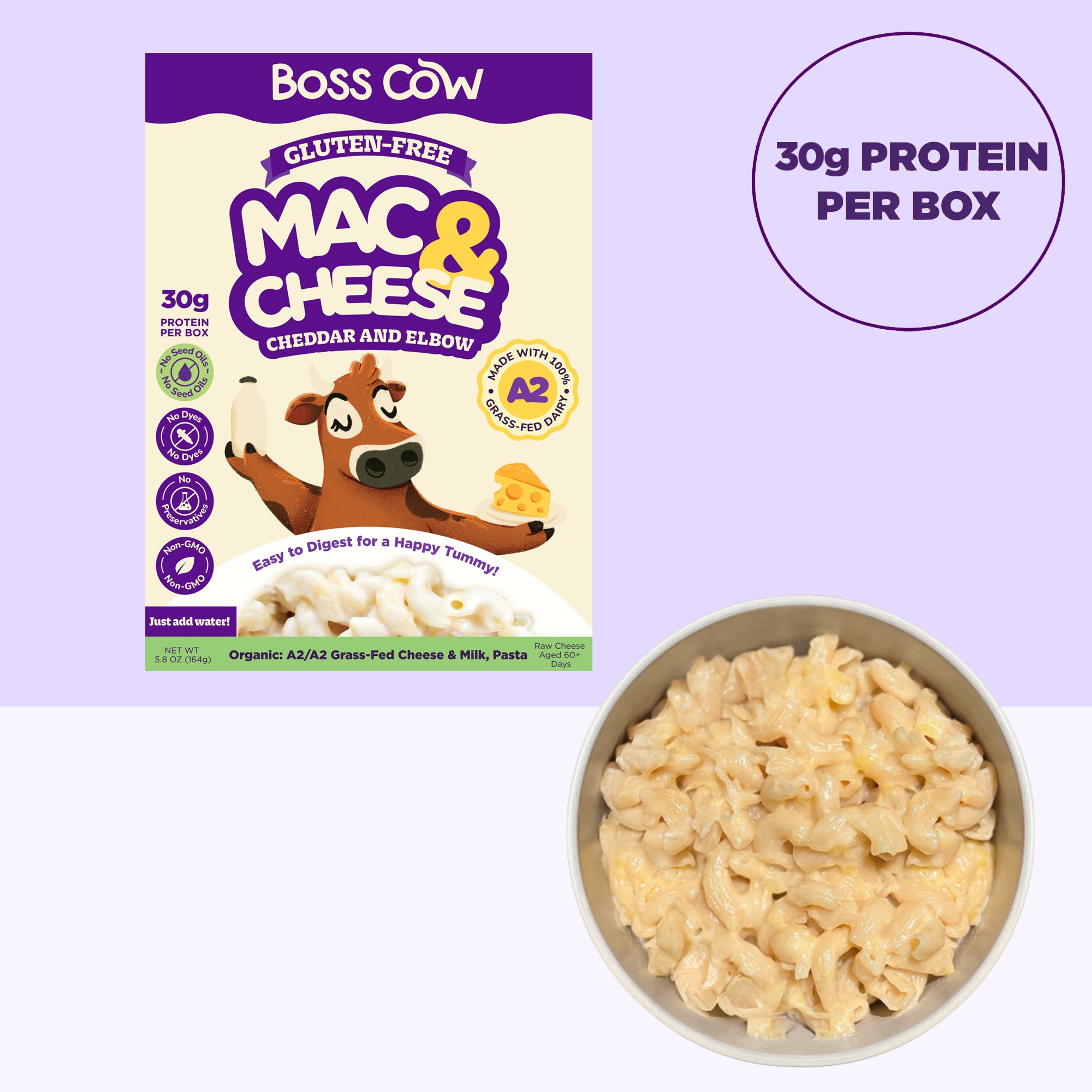 Gluten-Free Mac & Cheese – Boss Cow